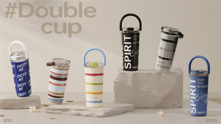 Stainless Steel Travel Tumbler With Handle